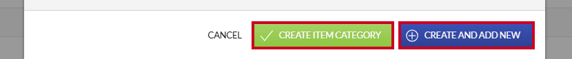 add new category button