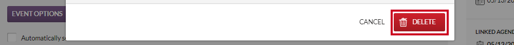 delete button