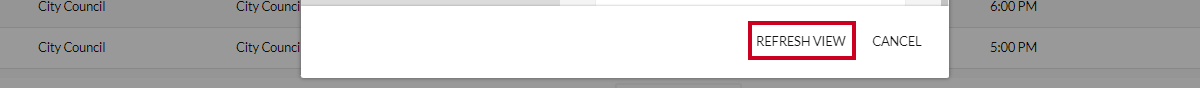 refresh view button