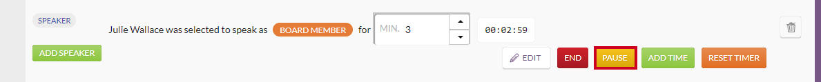 pause button