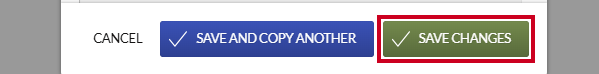 save changes button