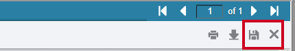 Gray Save and Exit and Exit buttons in the PDF viewer toolbar at the top-right area of the screen.