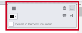 Highlight Annotation floating toolbar.