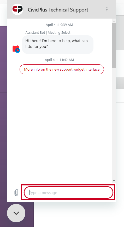 The Message field can be used to search for a question you are looking for.