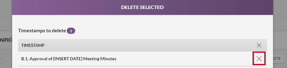 A red X icon to the right of an example timestamp's name.