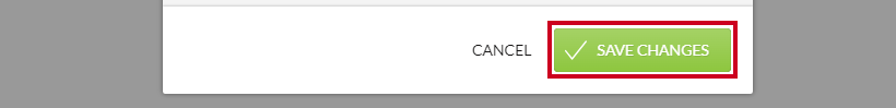 The green, rectangular Save Changes button in the lower-right corner of the Add Confidential Attachments modal.