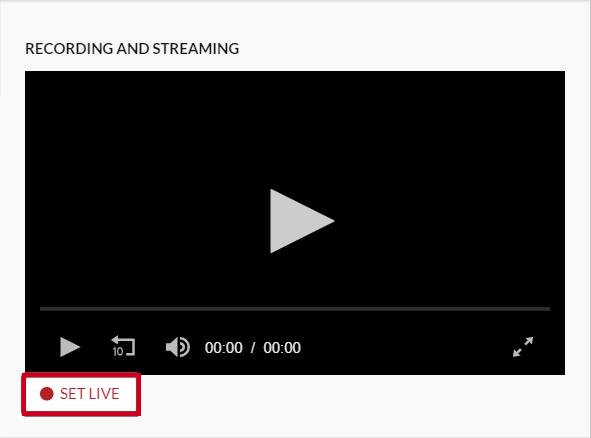 set live