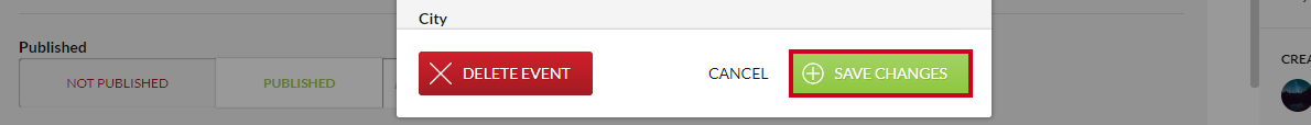 save changes