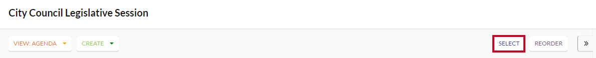 select button