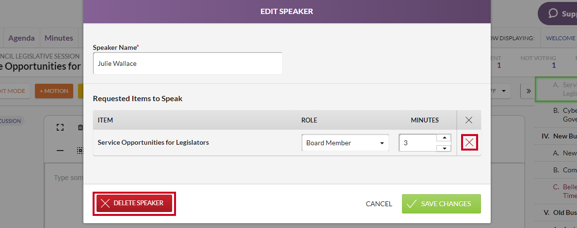remove speaker button