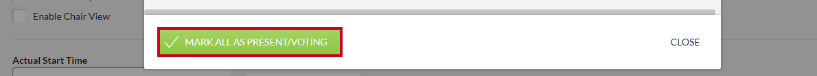 mark all as present and voting button
