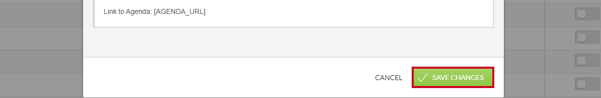 save changes button