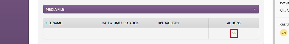 media file upload (cloud icon)