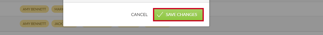 A green, rectangular Save Changes button.