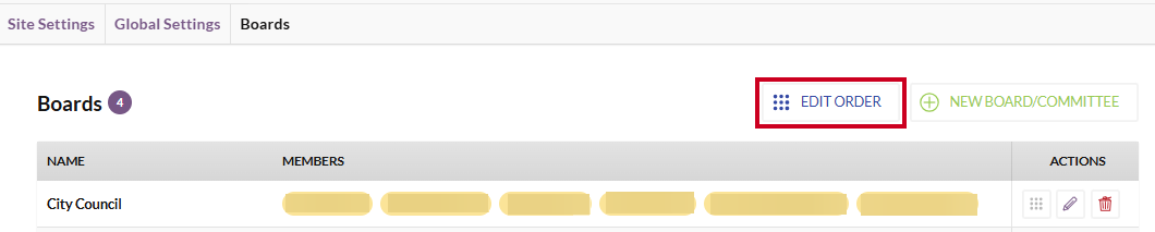 A white, rectangular Edit Order button.
