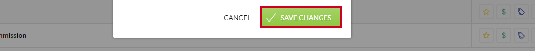 save changes