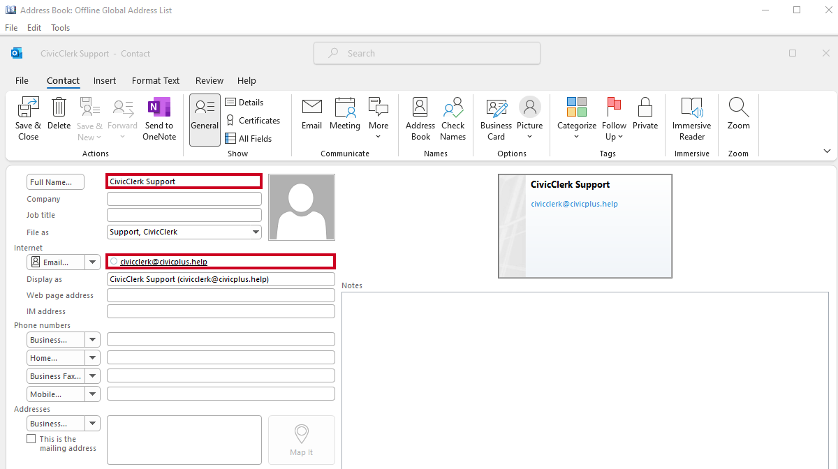 new entry information fields