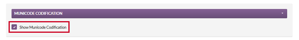 municodenext section, show municodenext checkbox