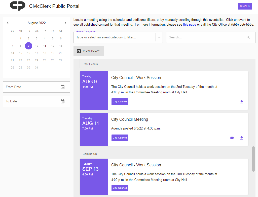 help center public portal example