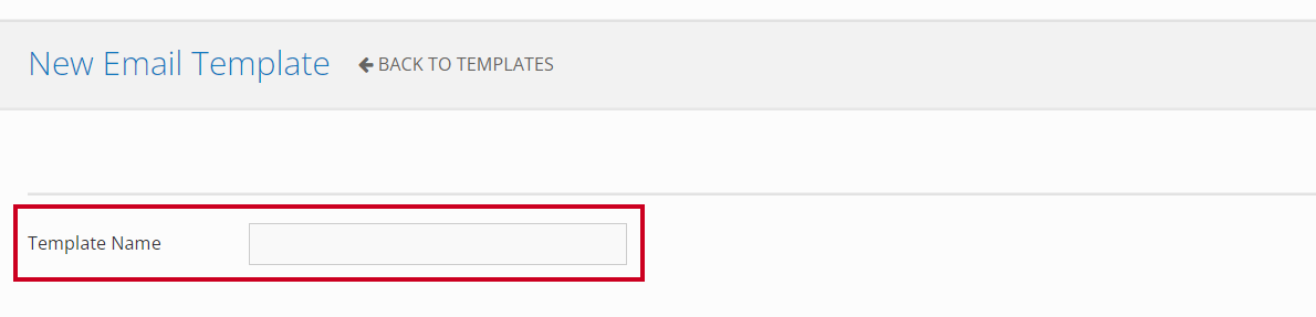 template name field