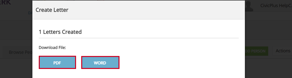 download pdf and word file copies